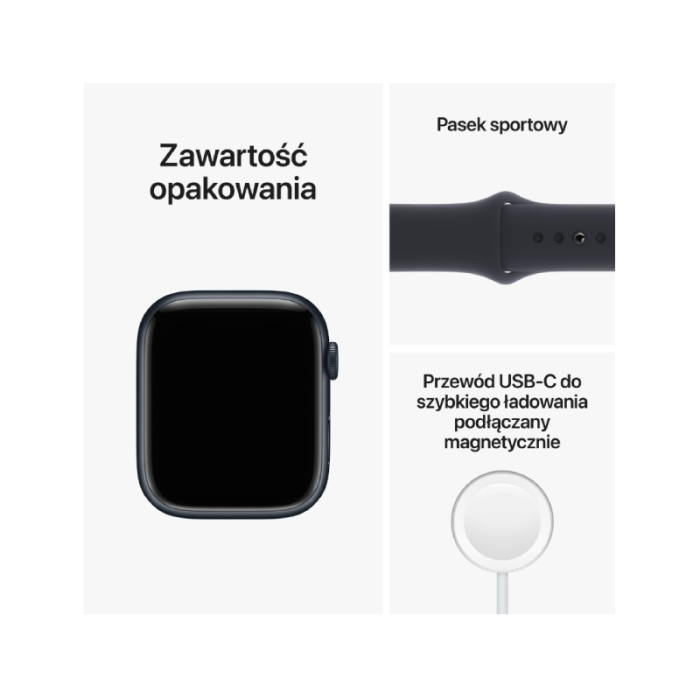 APPLE WATCH 8 45MM MIDNIGHT GPS