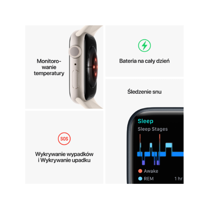 APPLE WATCH 8 41MM MIDNIGHT GPS